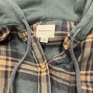 Like new American Eagle button up hoodie